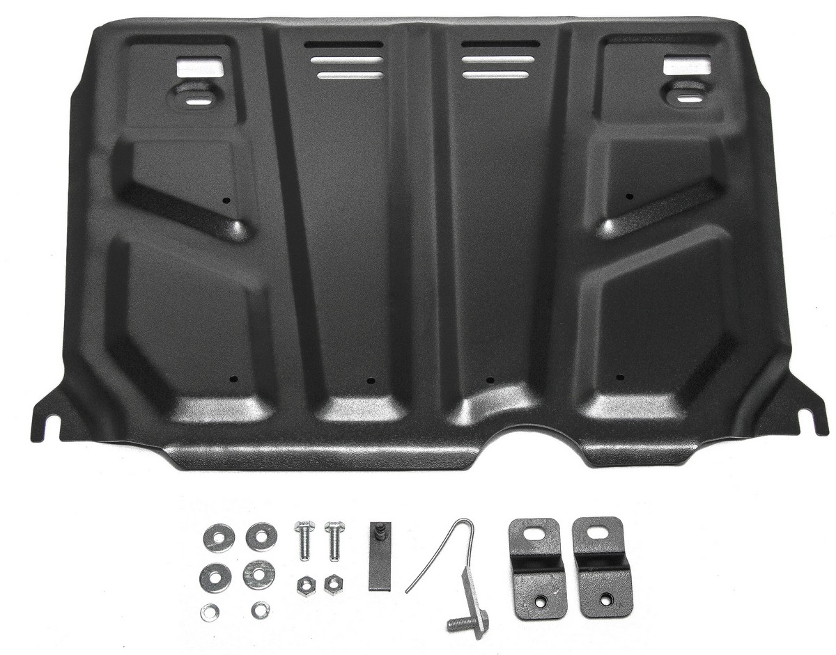 фото Защита картера и кпп автоброня для toyota auris i, ii 2006-2015/corolla e140, e150, e160,