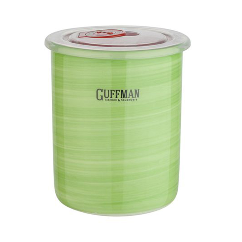 фото Банка для продуктов guffman ceramics 0,6л, цвет зеленый