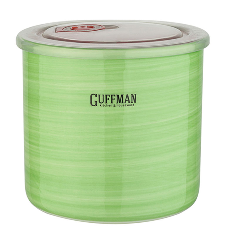 фото Банка для продуктов guffman ceramics 1,1л, цвет зеленый