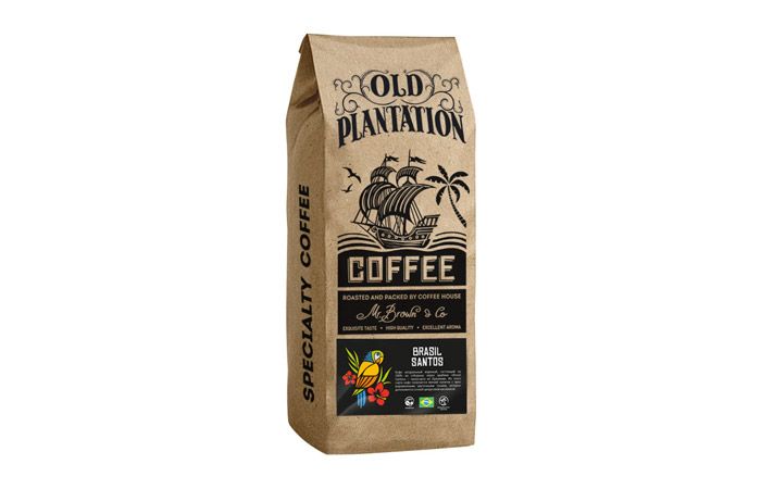 

Кофе Old Plantation Specialty Coffee Brasil Santos в зернах 250 г