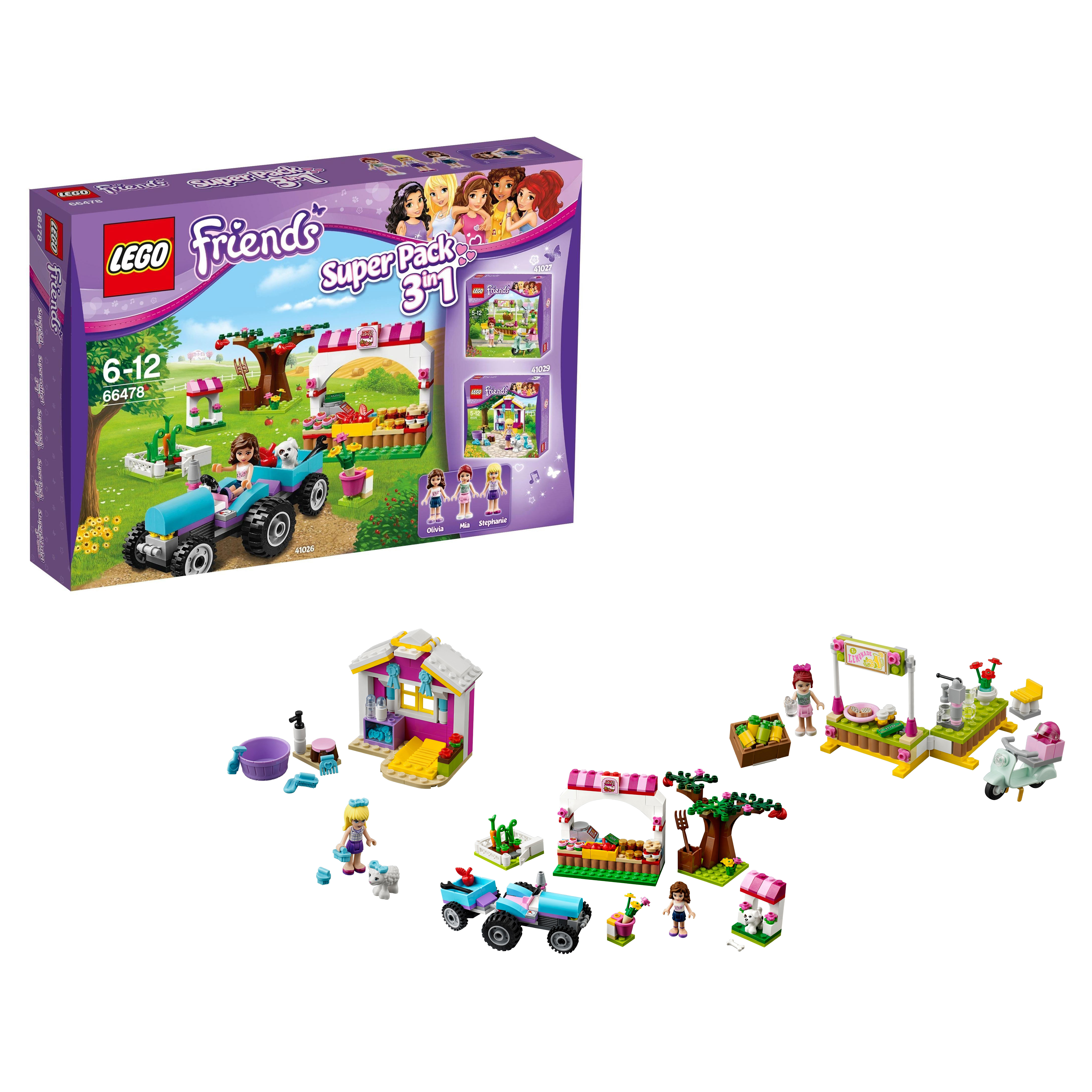 Конструктор LEGO Friends Супер упаковка 3 в 1 (66478)