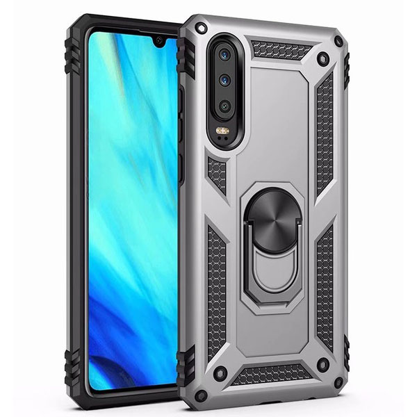 

Чехол Epik Serge Ring для Huawei P30 Silver