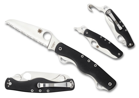 Туристический нож Spyderco Clipitool Rescue, black