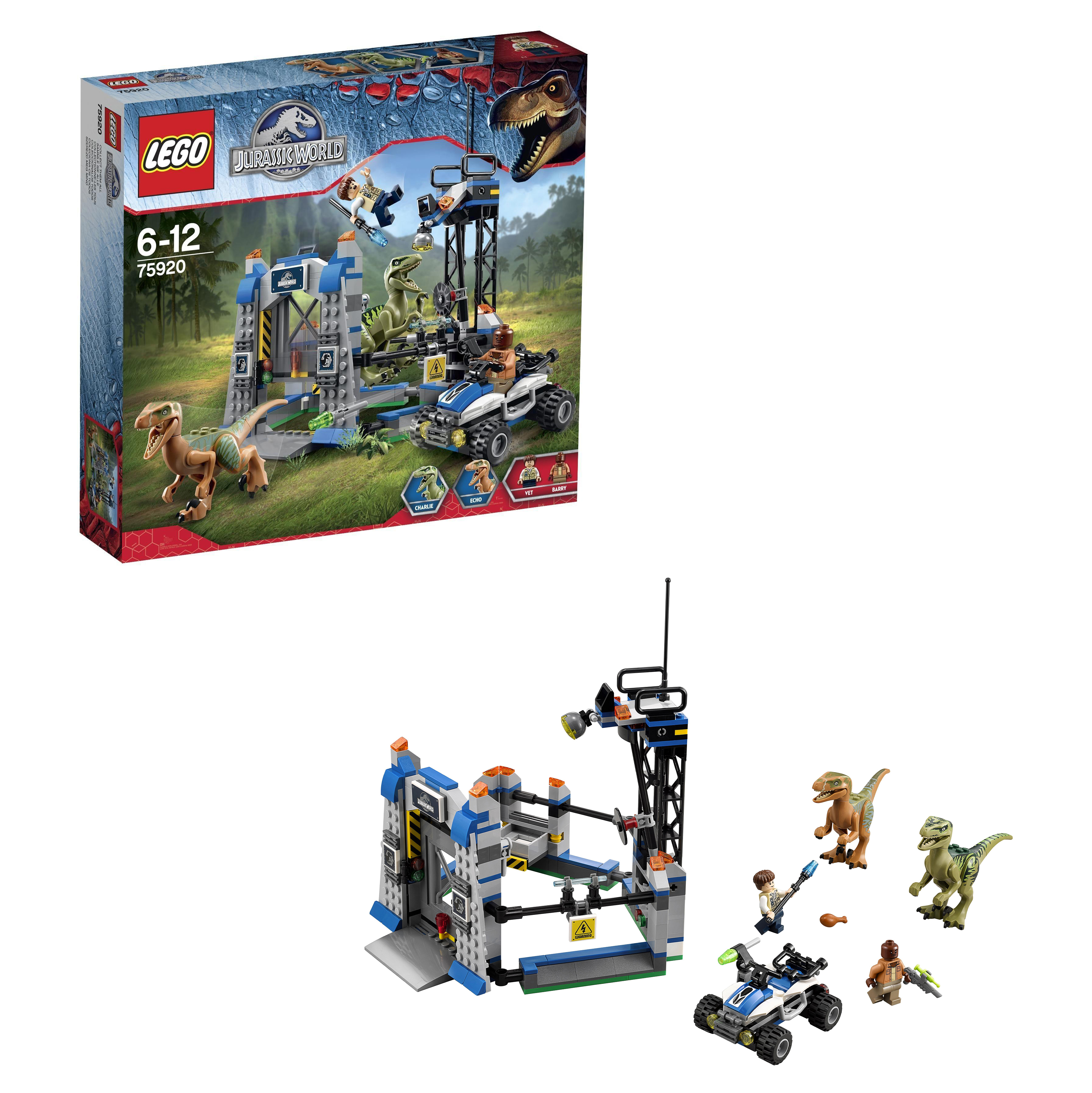 

Конструктор LEGO Jurassic World Побег раптора (75920)