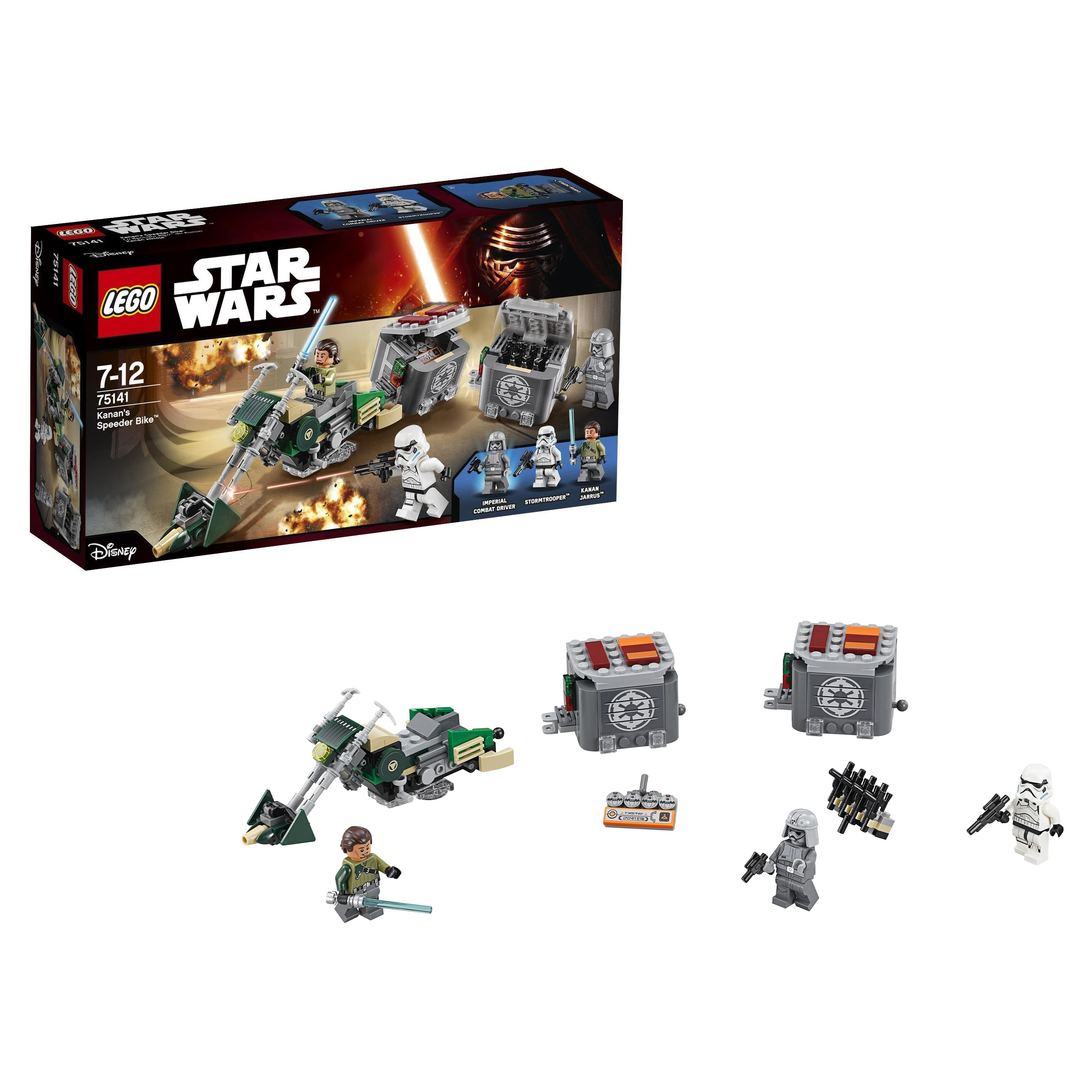 Конструктор LEGO Star Wars Скоростной спидер Кэнана (75141) конструктор lego star wars спидер рей reys speeder 75099