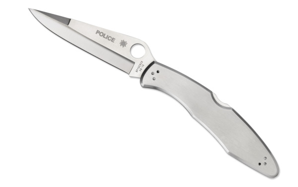 

Туристический нож Spyderco Police, stainless, Серебристый, Police