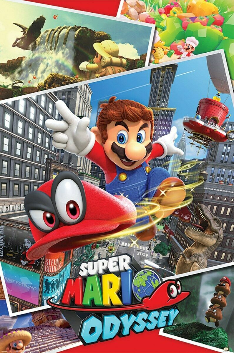 

Постер Pyramid PP34229, Постер Super Mario Odyssey: Collage