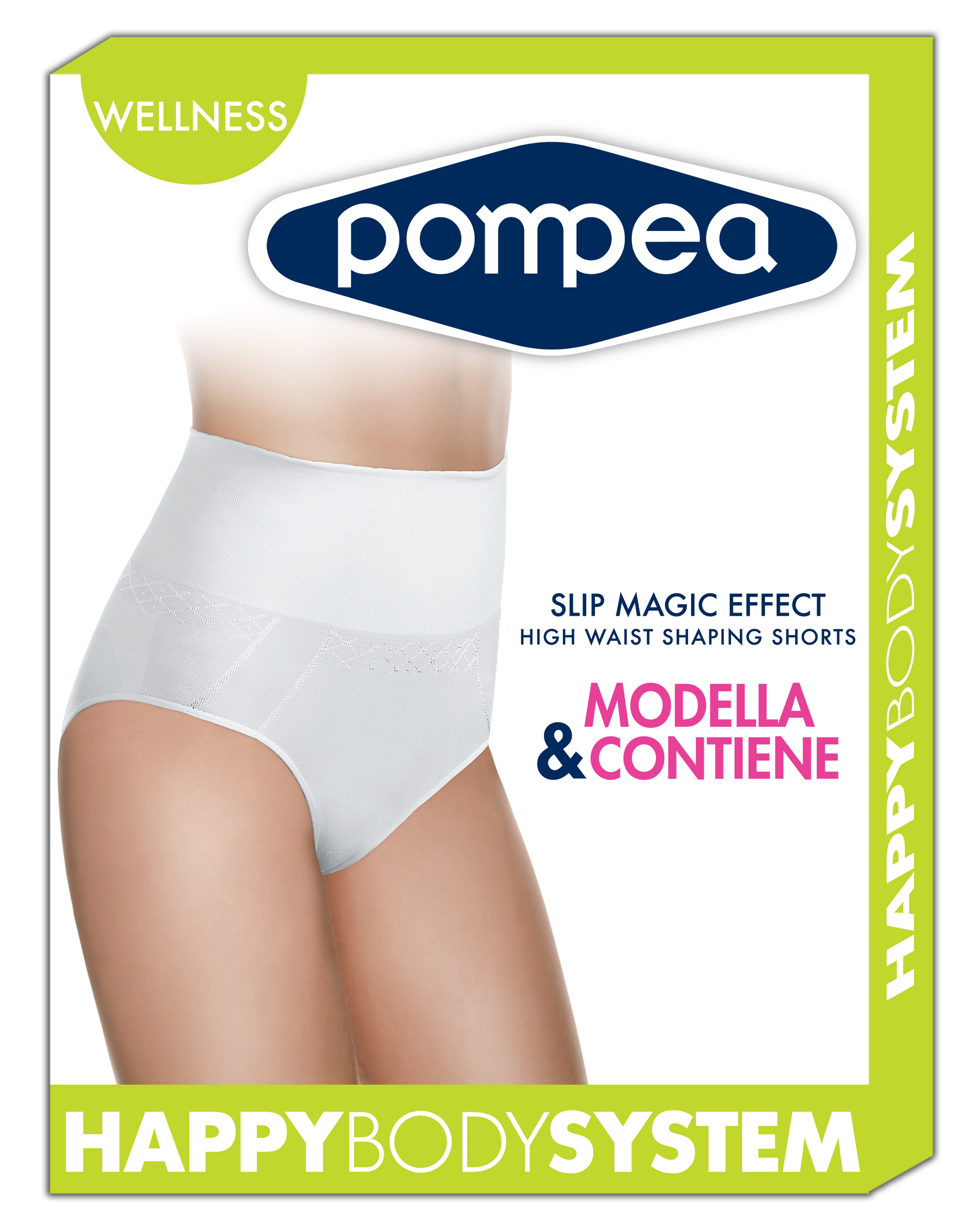 фото Корректирующие трусы женские pompea slip magic effect белые s/m