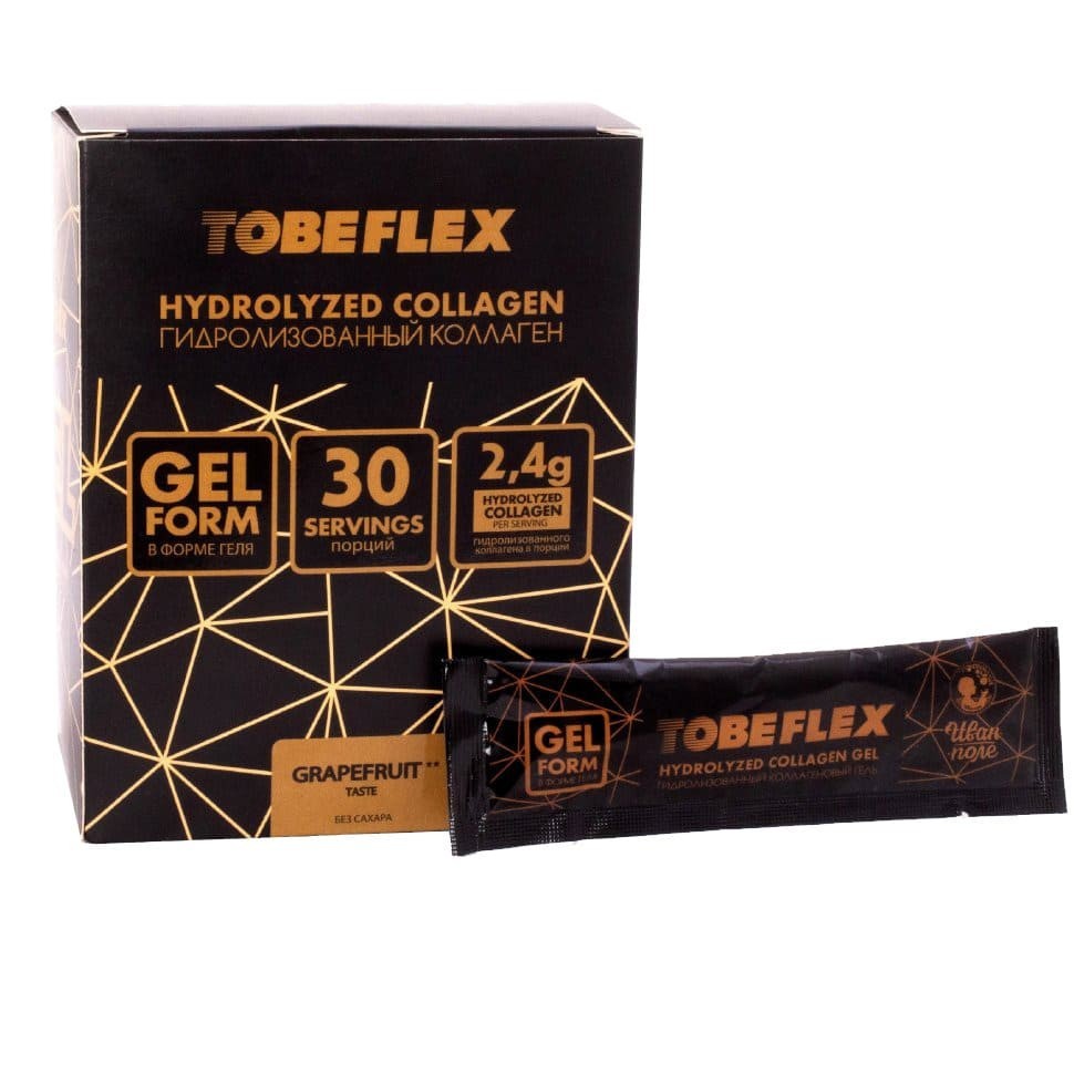 Коллагеновый гель TOBEFLEX «Грейпфрут» в стиках “Иван-поле” 30шт х 20г 600 г