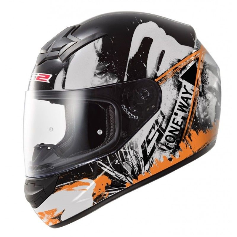 

Шлем LS2 FF352 ROOKIE ONE BLACK Fluo Orange, размер 2XL