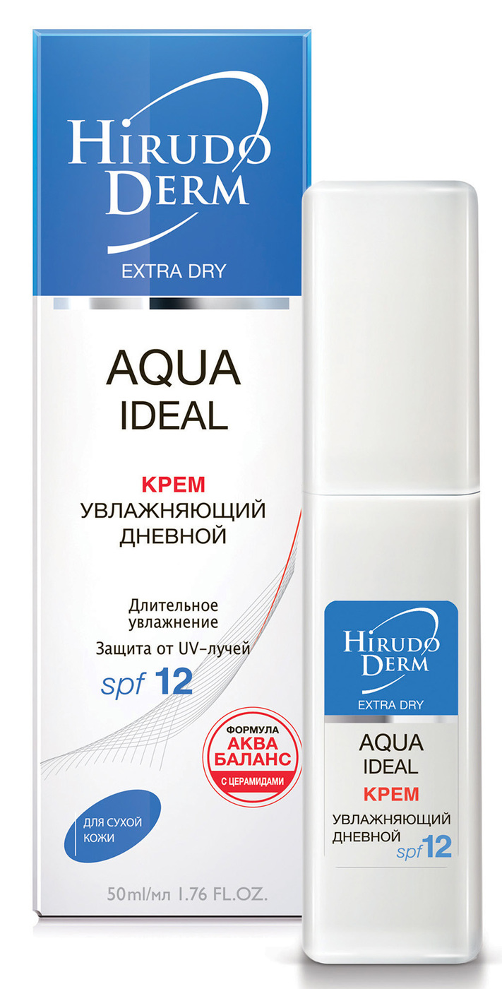 фото Крем для лица hirudo derm, aqua ideal, 50 мл