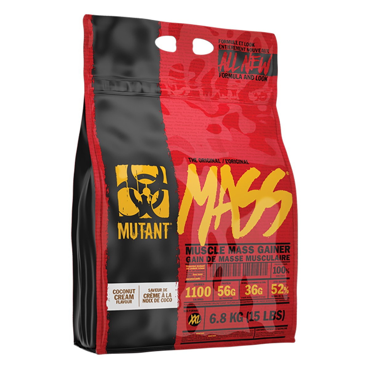 

Гейнер Mutant Mass, 6800 г, coconut cream, Mass