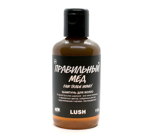 фото Шампунь для волос lush fair traded honey/правильный мед 110г