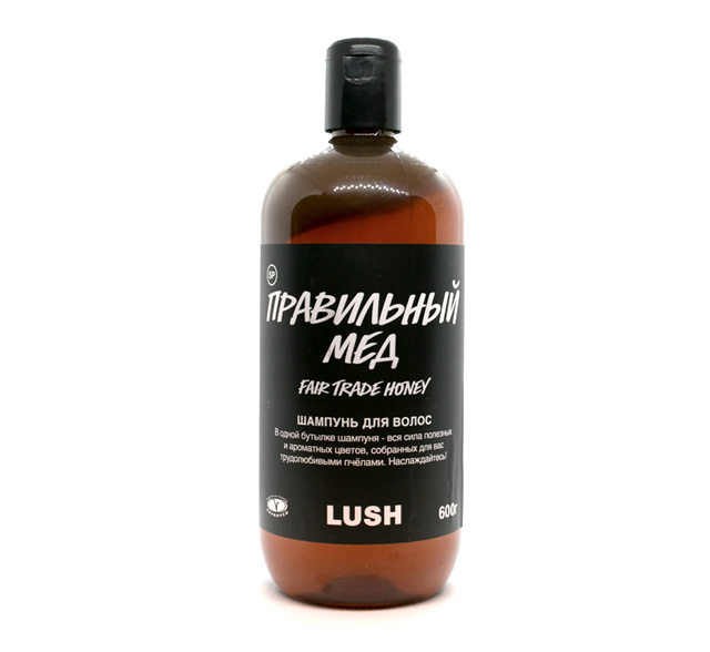 фото Шампунь для волос lush fair traded honey/правильный мед 600г