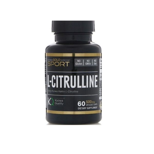 

L-Citrulline California Gold Nutrition, 60 капсул, L-Citrulline