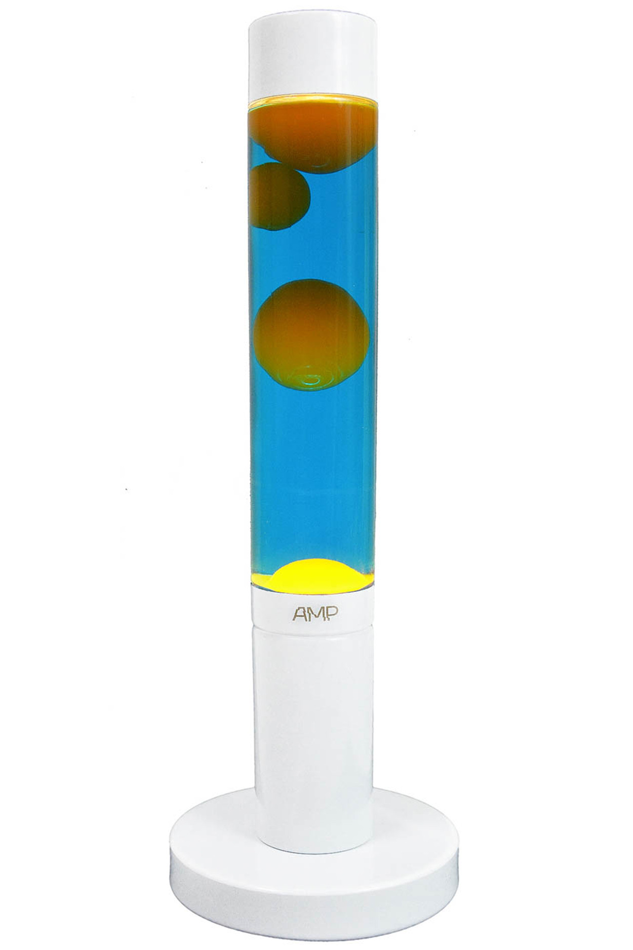 Лава лампа Amperia Slim Оранжевая/Синяя 39 см