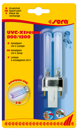 

УФ-лампа для аквариумов Sera амальгамная для Xtreme UVC 800/1200, 5 Вт, S32202