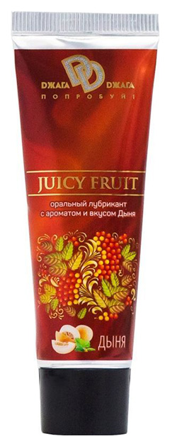 фото Интимный съедобный лубрикант juicy fruit с ароматом дыни 30 мл биомед biomed