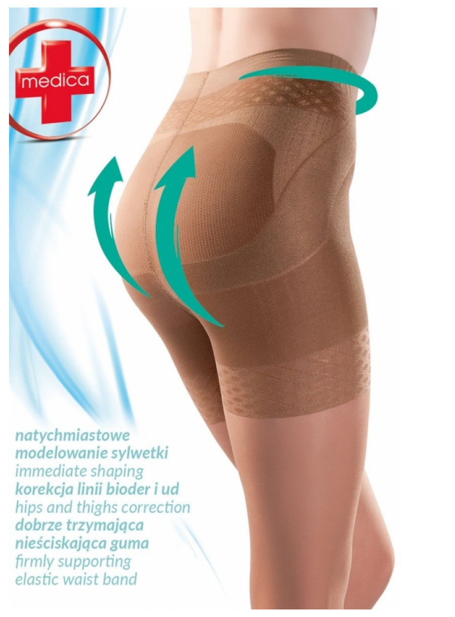 

Утягивающие колготки Medica Push-Up 20 den Gabriella, Черный, 76707-SM