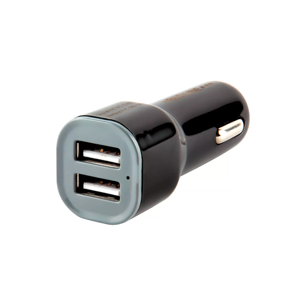 фото Азуred line ac-1a, кабель microusb 1 м, 2 порта usb, выходной ток 1 а, черное, ут000012246