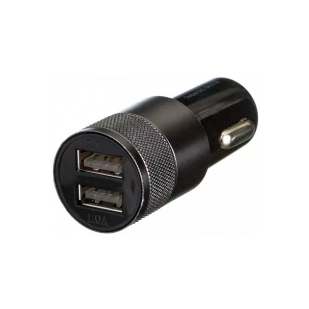 фото Азу, red line c20, кабель microusb 1 м, 2 порта usb, выходной ток 2,1 а, черное