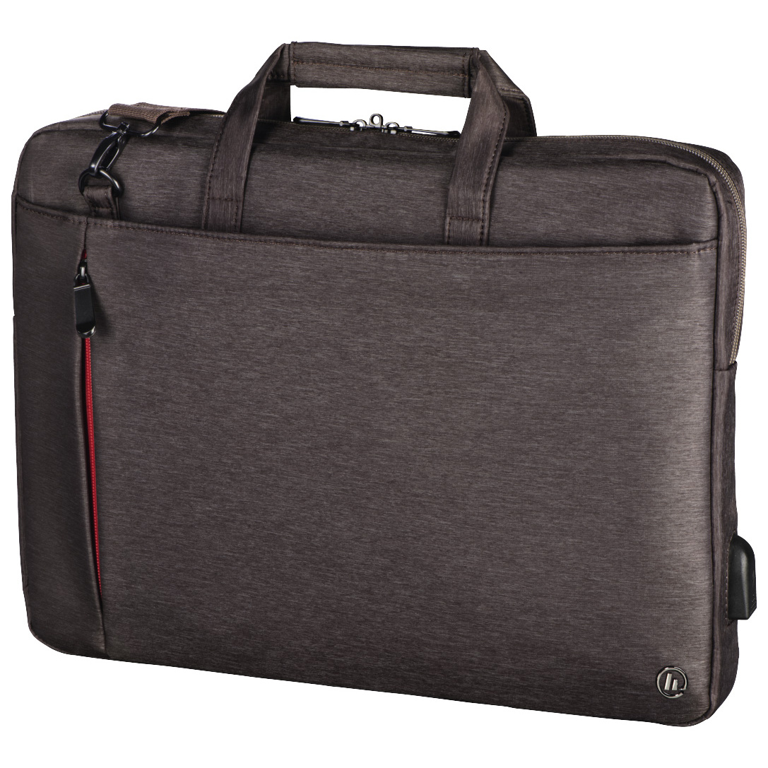 фото Сумка для ноутбука 17.3" hama manchester коричневая