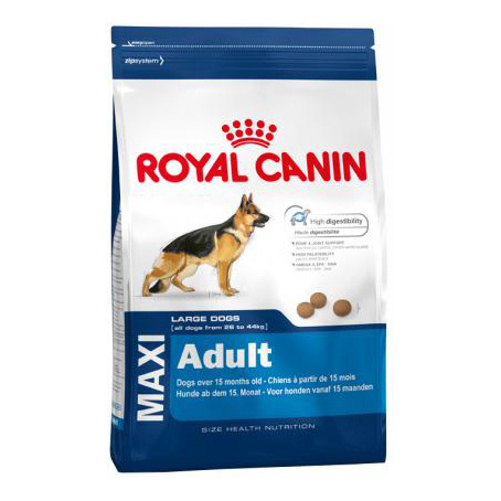 фото Сухой корм для собак royal canin adult maxi, рис, птица, свинина, 15кг