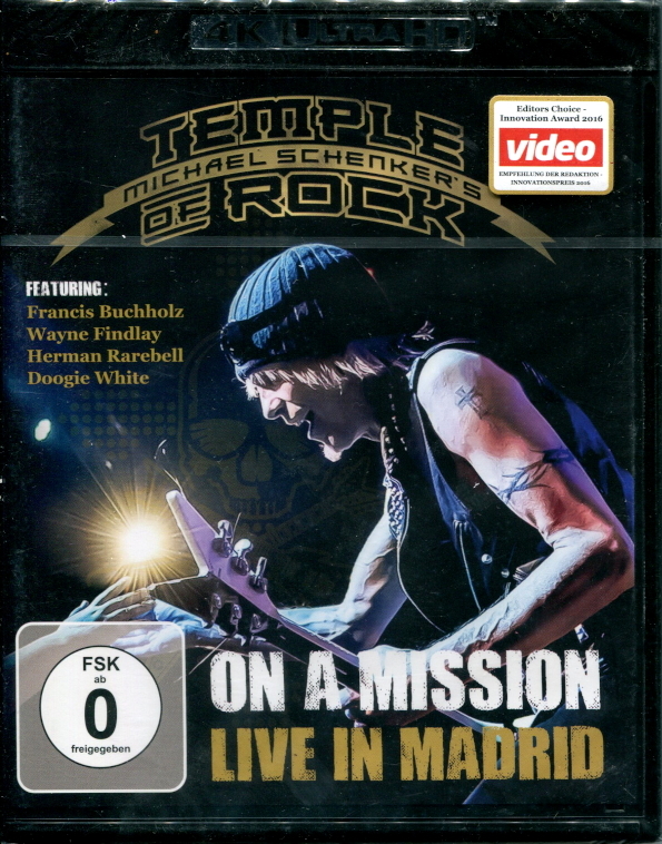 

Michael Schenker's Temple Of Rock / On A Mission - Live In Madrid (Blu-ray)