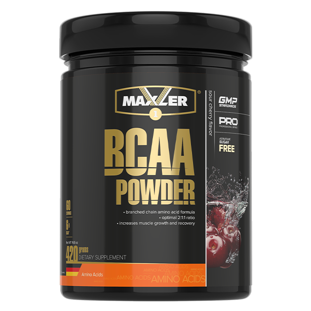 фото Maxler bcaa powder 2:1:1 sugar free 420 г cherry