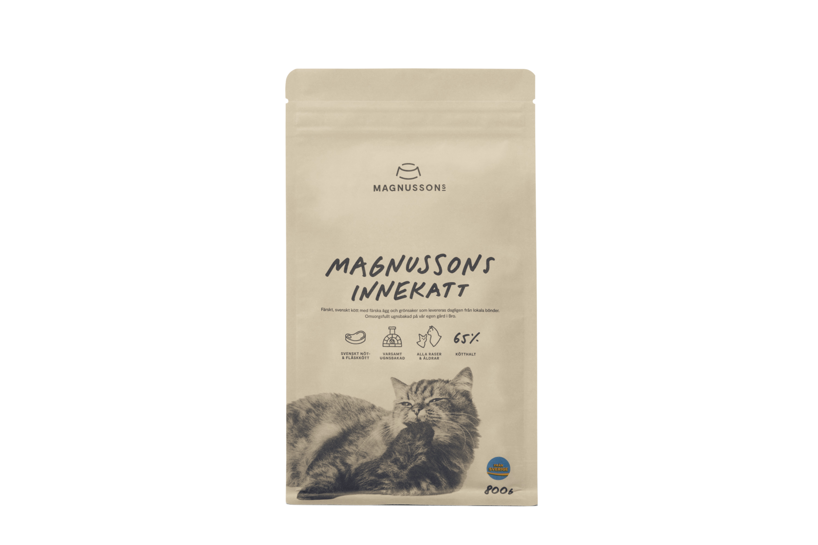 фото Сухой корм для кошек magnussons innekatt, для стерилизованных, говядина, 1шт, 0.8кг