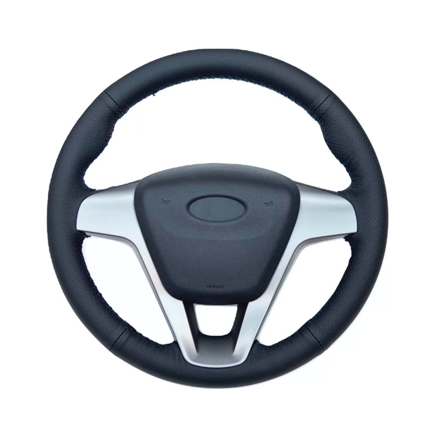 

Оплетка руль+спицы Lada Vesta 15- X-Ray 16- AutoBra 4130, Черный