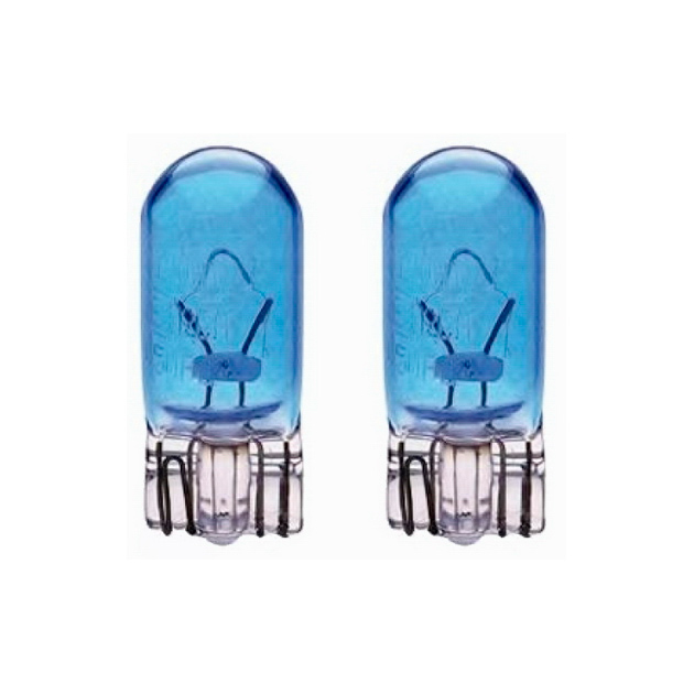 фото Лампа 12v w5w 5w t10 clearlight blue 2 шт. блистер clw5w12v2в