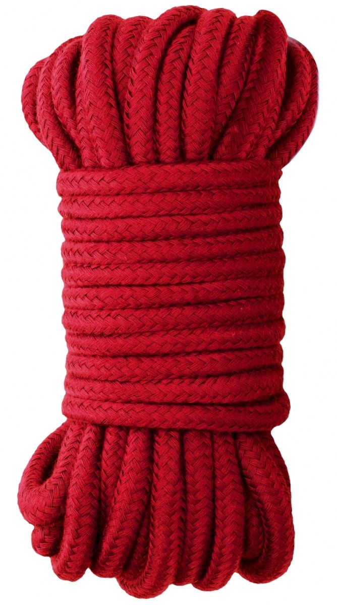фото Красная веревка для бондажа japanese rope 10 м shots media bv