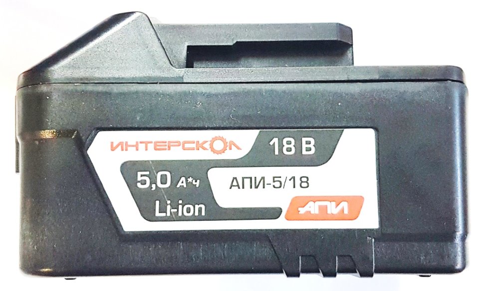 Аккумулятор Интерскол ДА-18ЭР 5,0А/ч, 18В, Li-ion (слайдер)