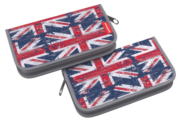 фото Пенал-книжка erichkrause 110x205x25мм british flag без наполнения
