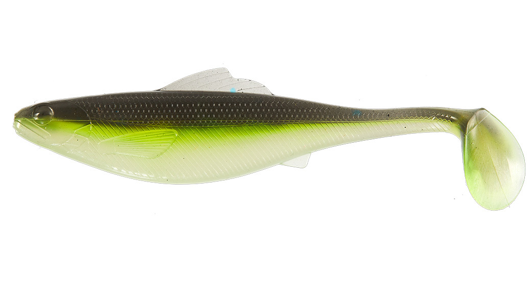 

Силиконовая приманка Lucky John Pro Series Roach Paddle Tail 89 мм, G02, 6 шт., Зеленый;серый, Pro Series Roach Paddle Tail