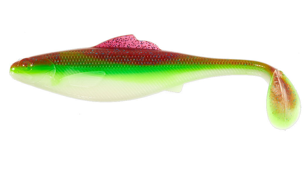 

Виброхвост Lucky John Pro Series Roach Paddle Tail G03 №1, 4 шт., Pro Series Roach Paddle Tail G03