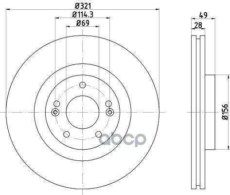 фото Тормозной диск nisshinbo nd6052k