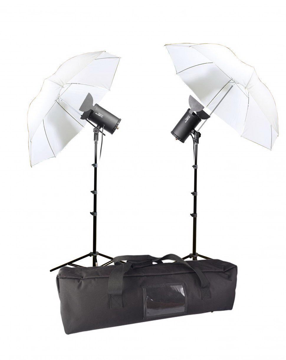 

Комплект Rekam Mini-Light Ultra M-250 Umbrella 90 Translucent Kit