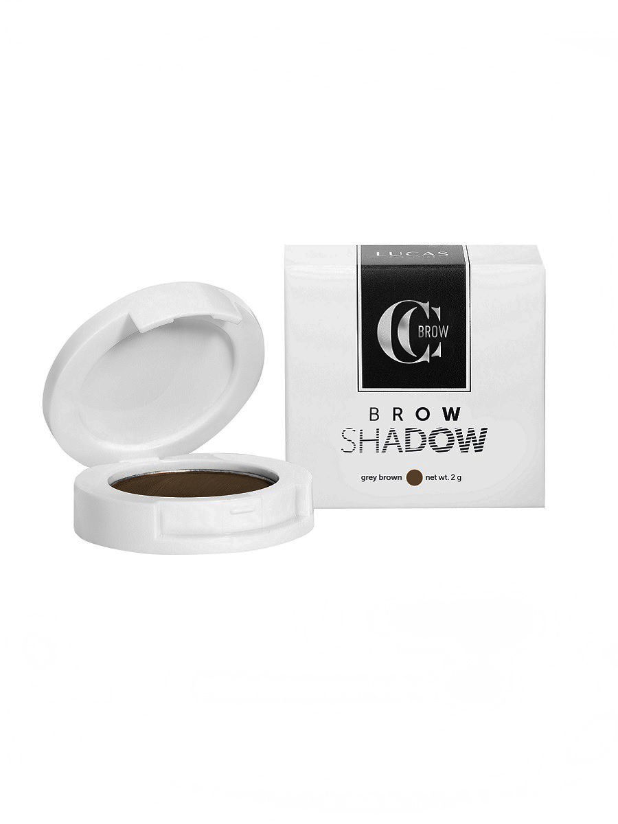 Тени для бровей серо-коричневый Lucas Cosmetics CC Brow Shadow Gray Brown