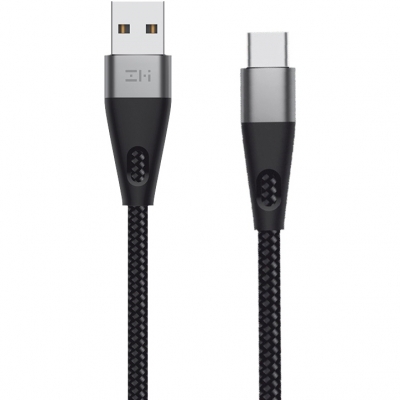 фото Кабель zmi xiaomi 200 cm type-c/usb (black) / al786