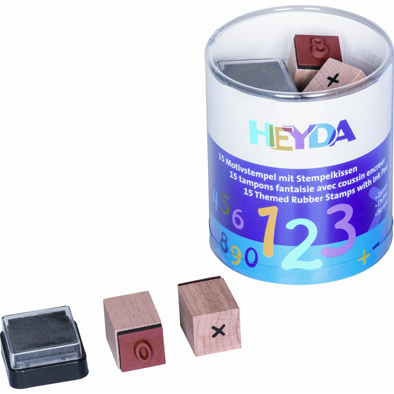 

Штампики HEYDA Цифры, 15 штук