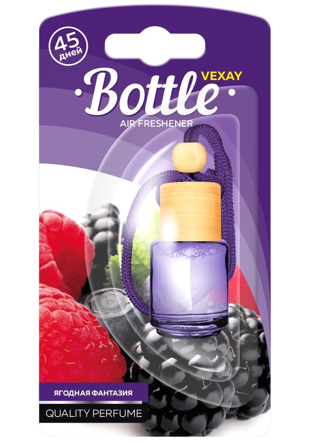 фото Ароматизатор vexay aroma подвесной флакон с крышкой aroma bottle ягодная фантазия vxbl-3