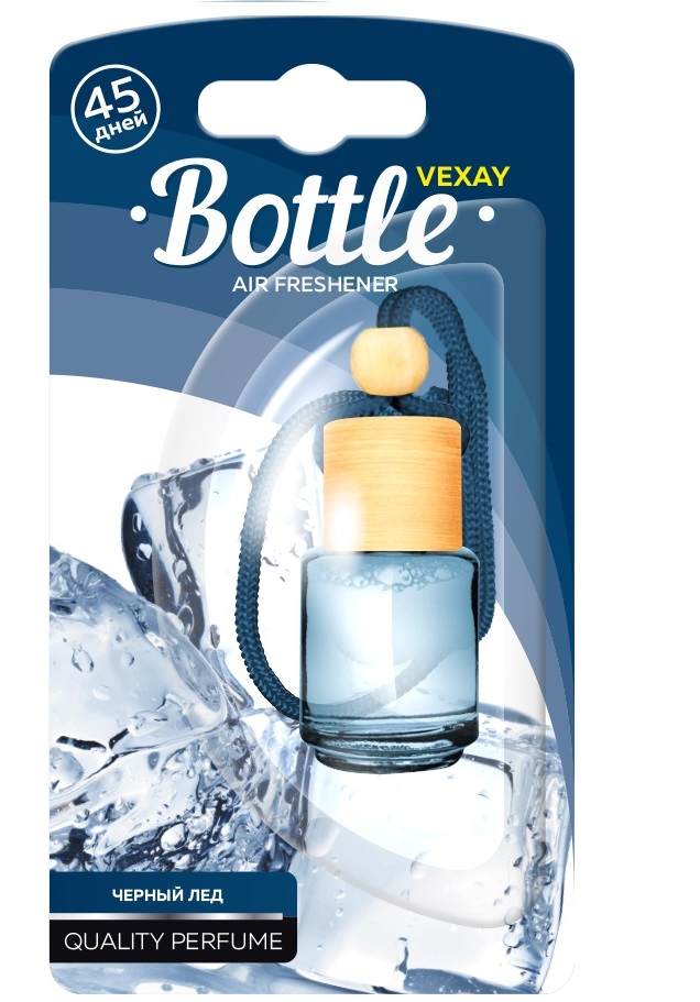 фото Ароматизатор vexay aroma подвесной флакон с крышкой aroma bottle черный лед vxbl-4