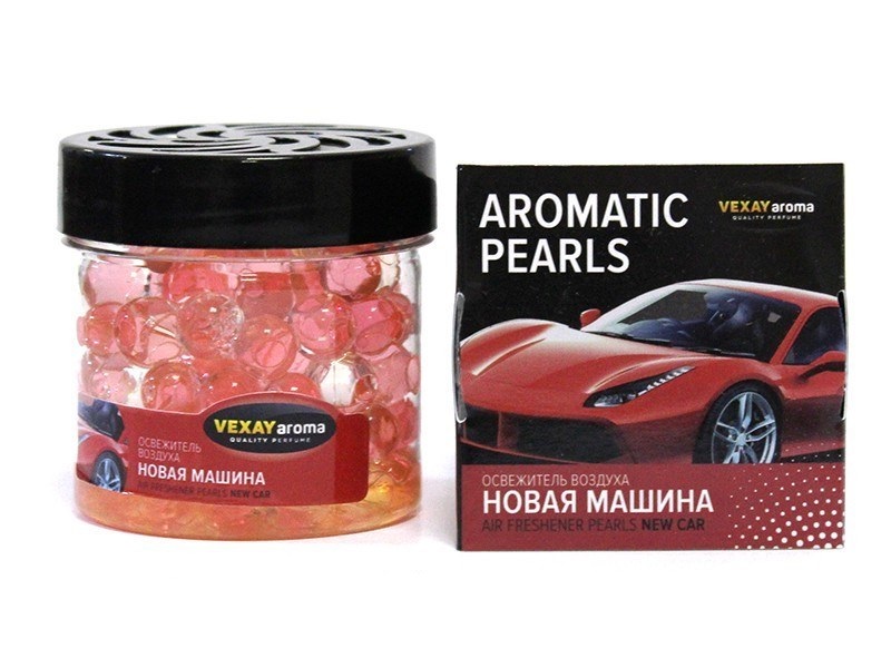 

Ароматизатор Vexay Aroma GEL гелевый жемчужины в пепельницу банка Новая машина VXPRL-4, Красный