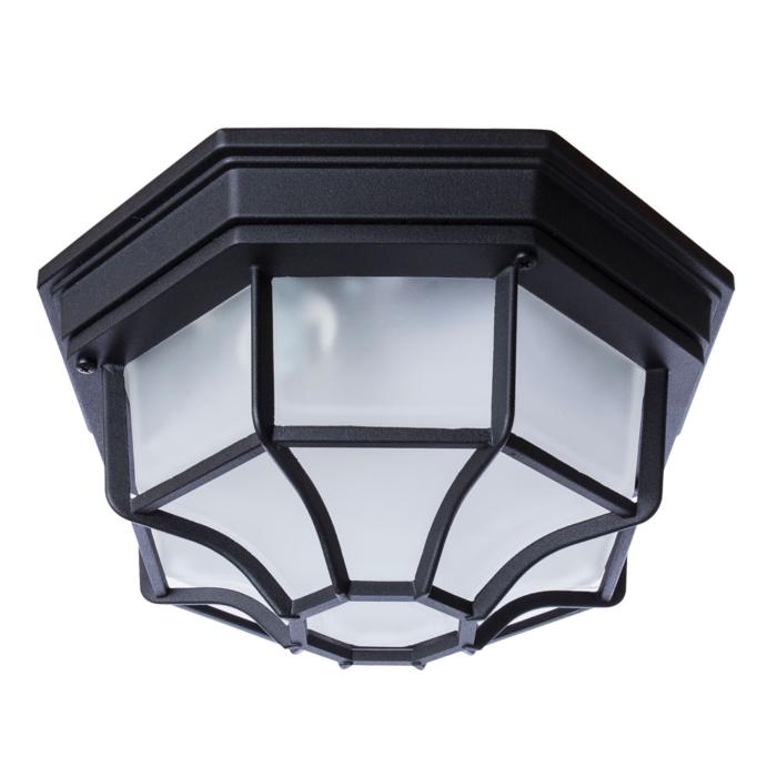 фото Уличный потолочный светильник arte lamp pegasus a3100pl-1bk e27