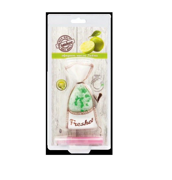 

Ароматизатор Freshco Sea Salt гранулированный мешочек лайм NS-04