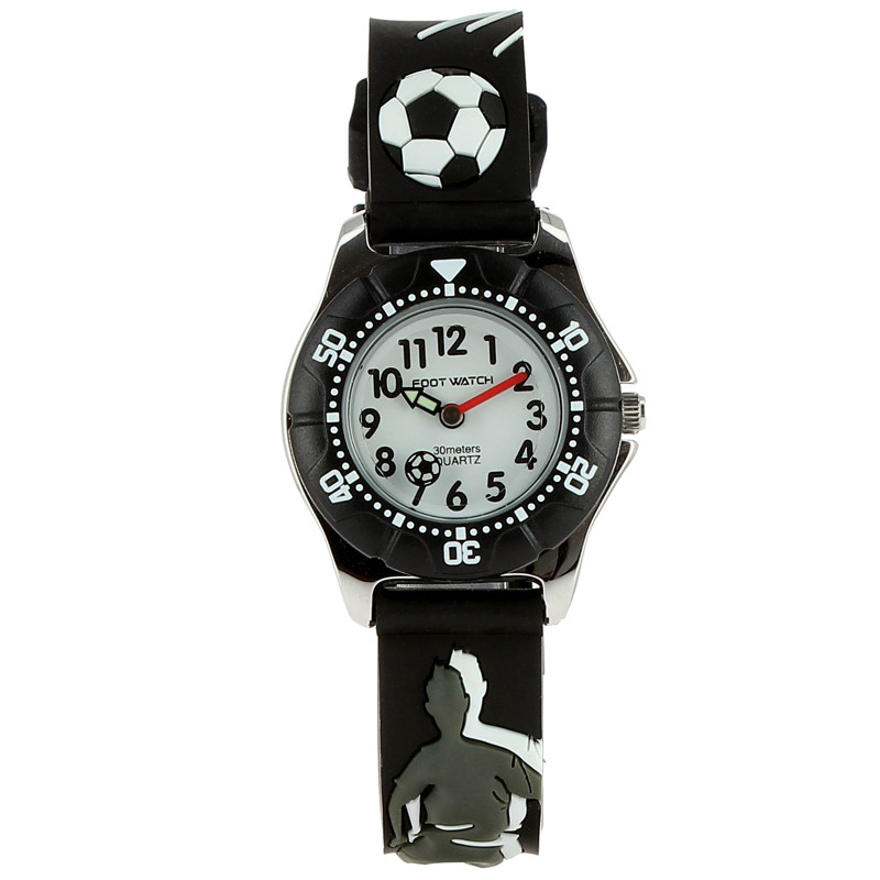 фото Детские наручные часы baby watch zip foot black junior, 605675