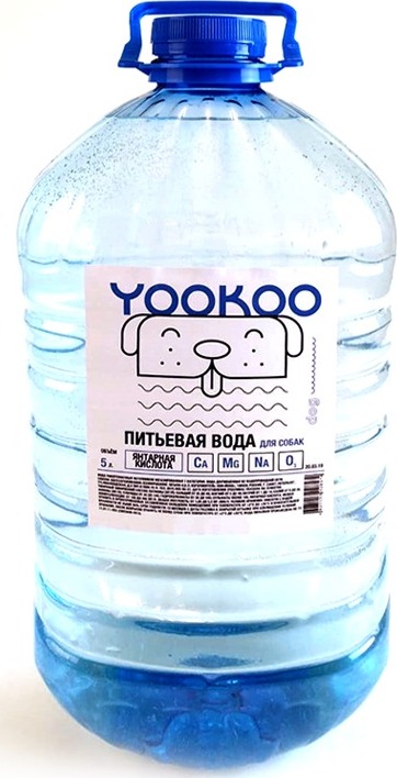 Питьевая вода для собак Yookoo, 5 л