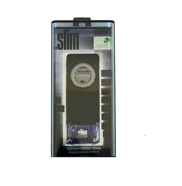 

Ароматизатор в машину FKVJP Slim SLMV-18 тропическая ночь, Черный